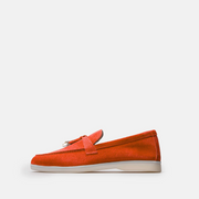 TIKOO 11 mocassin en daim Orange