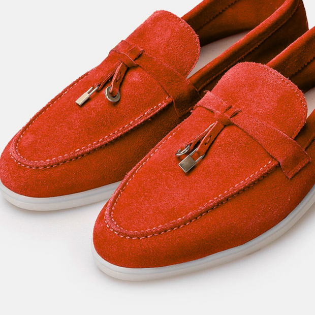 TIKOO 11 mocassin en daim Orange