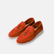 TIKOO 11 mocassin en daim Orange