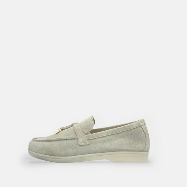 TIKOO 11 mocassin en daim Beige
