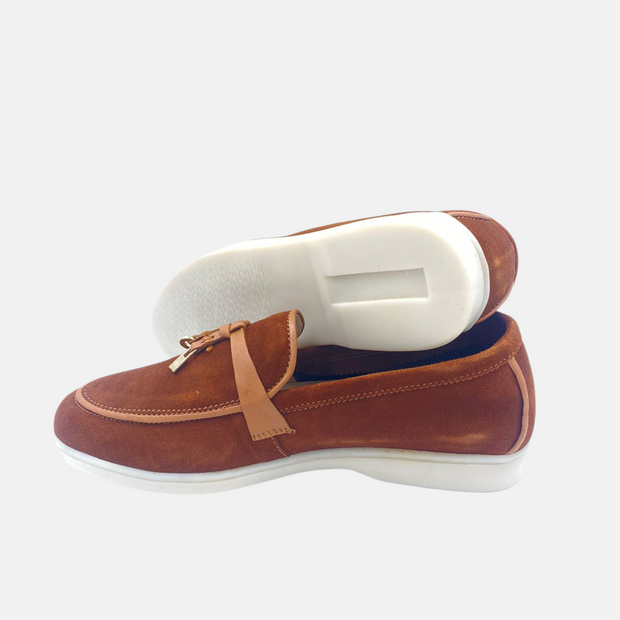 TIKOO 11 mocassin en Tabac lizri
