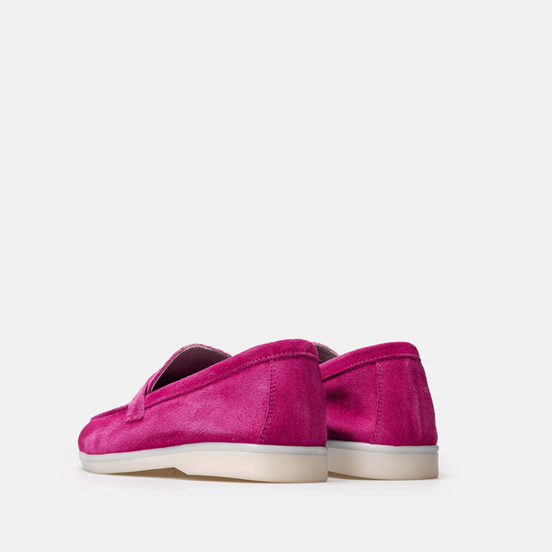 TIKOO 11 mocassin en daim Rose