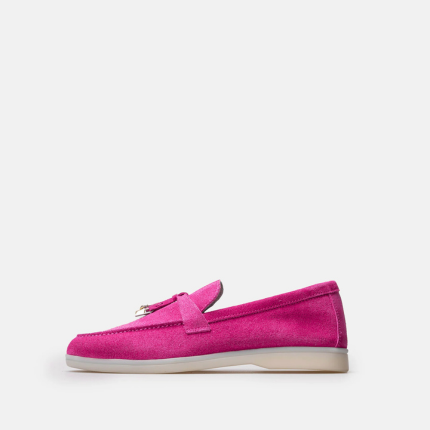 TIKOO 11 mocassin en daim Rose