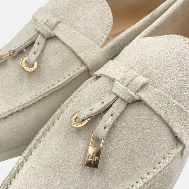 TIKOO 11 mocassin en daim Beige
