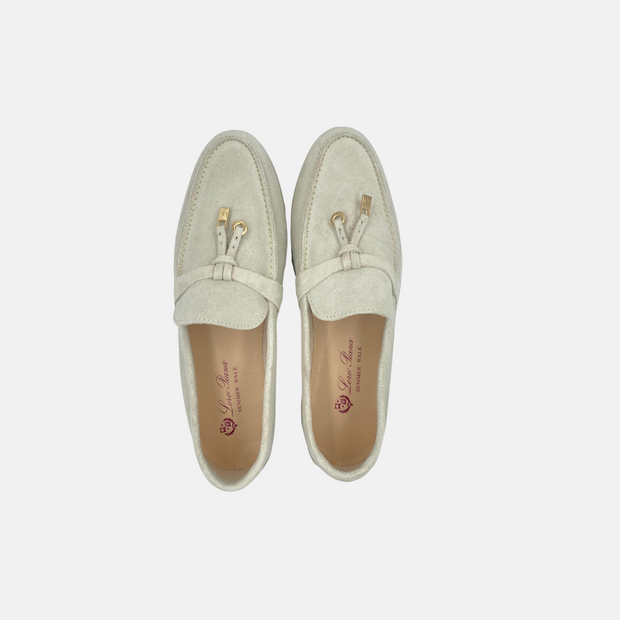 TIKOO 11 mocassin en daim Beige