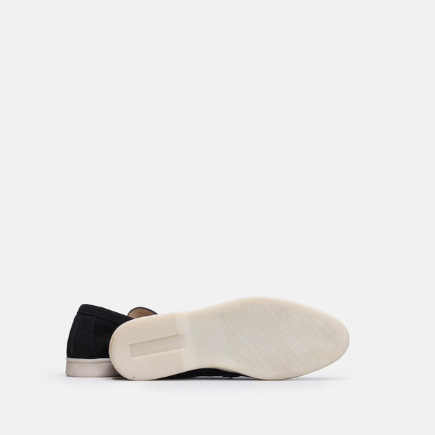 TIKOO 11 mocassin en daim Noir