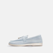 TIKOO 11 mocassin en daim Bleu ciel