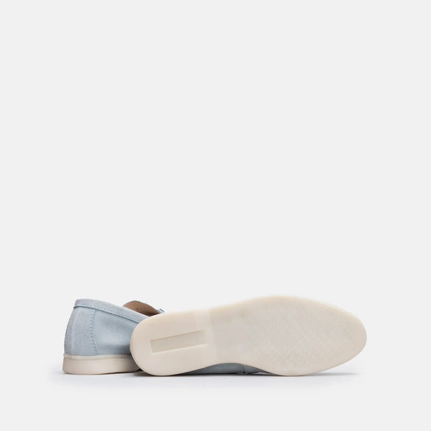 TIKOO 11 mocassin en daim Bleu ciel